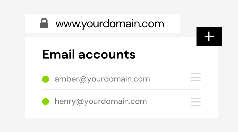 Custom domains and email accounts